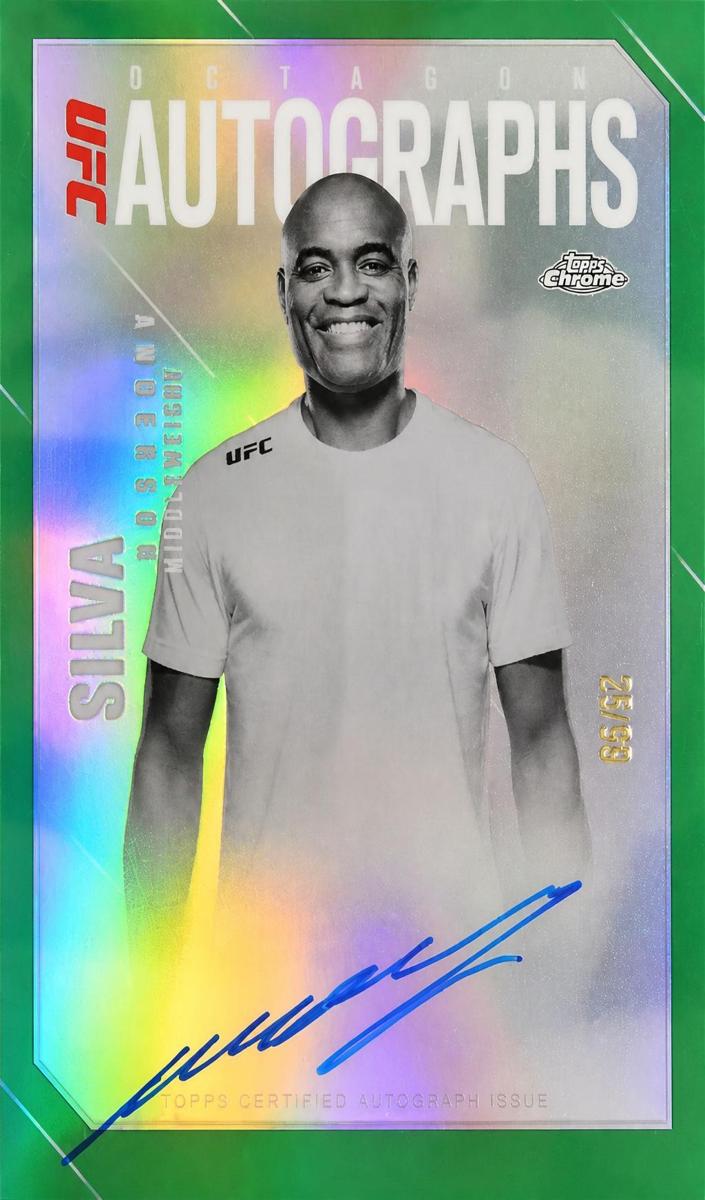 2025 Anderson Silva [Green Refractor] #OLA-AS