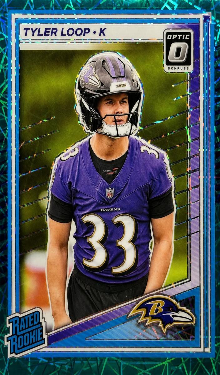 Tyler Loop 2025 Donruss Optic Football card