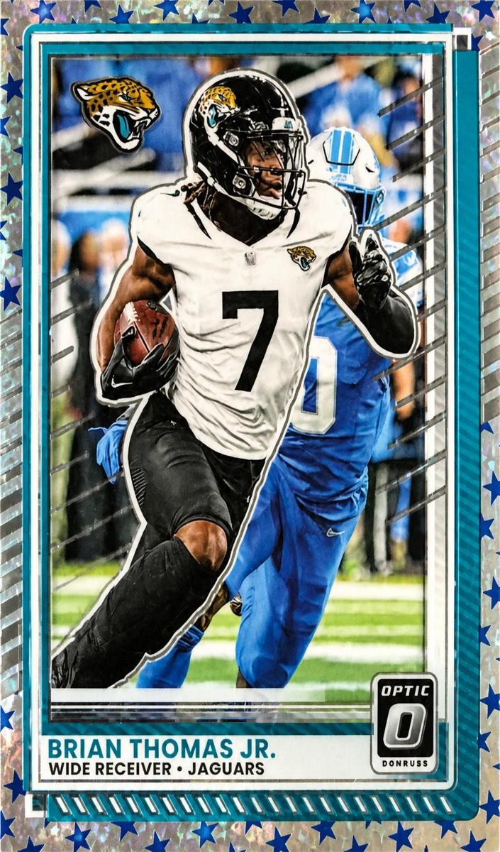 Brian Thomas Jr. 2025 Donruss Optic Football card
