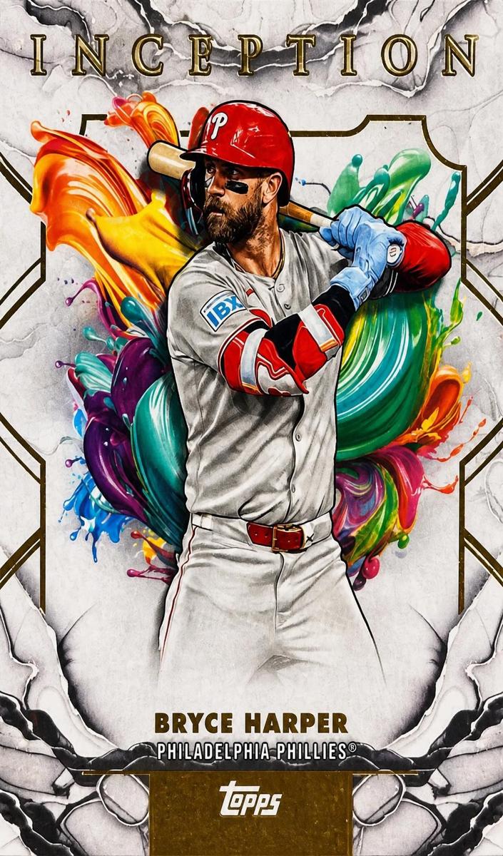 Bryce Harper 2025 Inception card