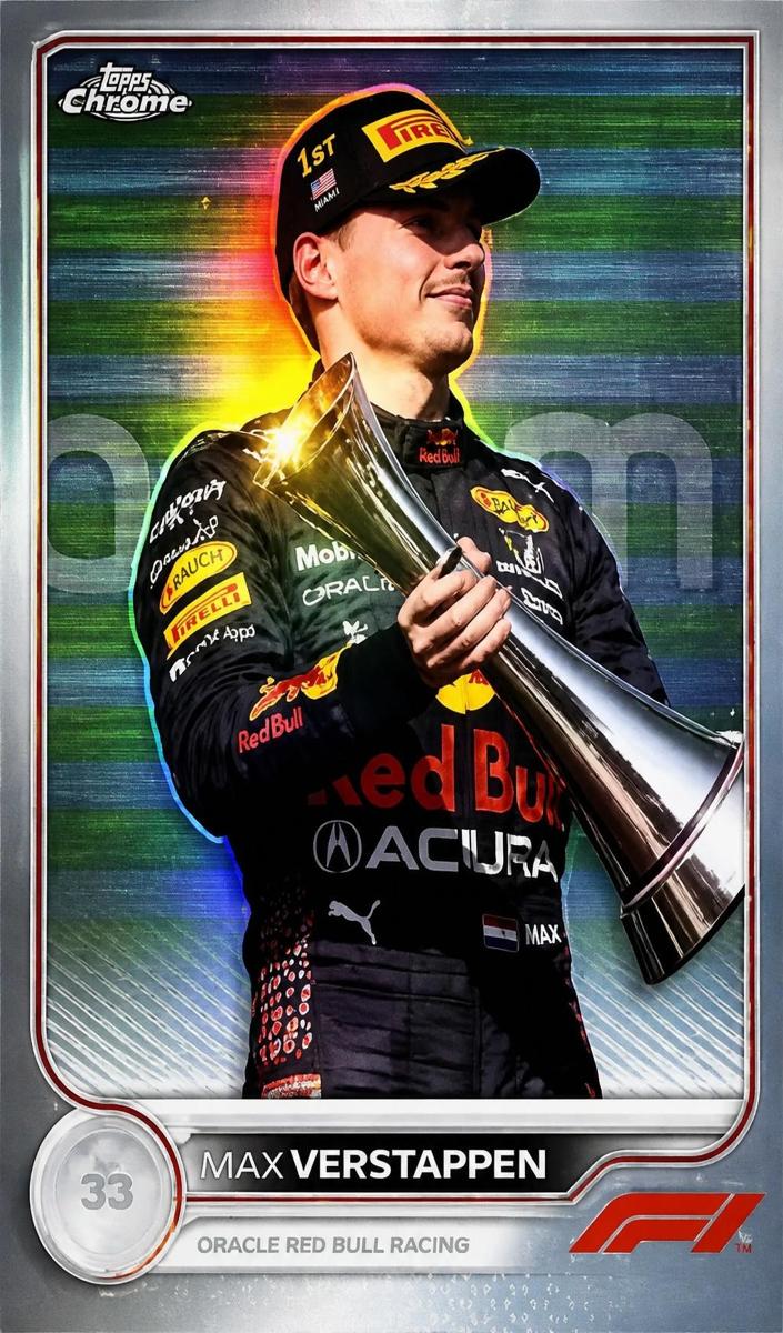 2021 Topps Chrome F1 Max Verstappen [Refractor] #3 card