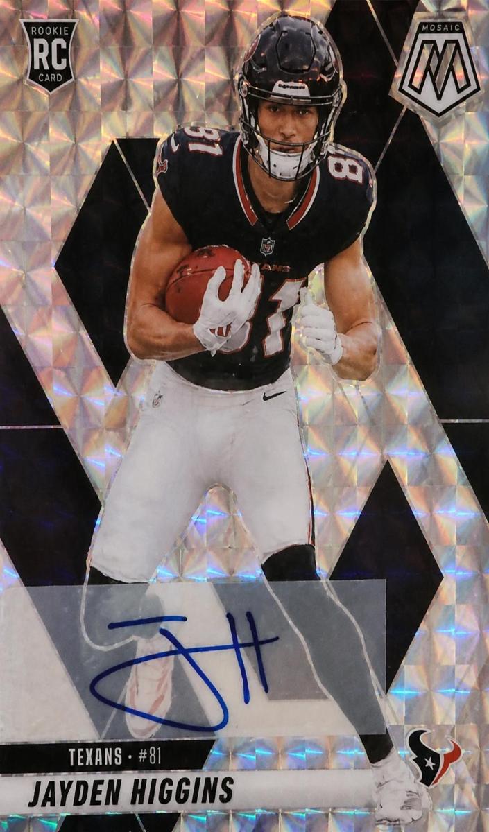 Jayden Higgins 2025 Mosaic Football card
