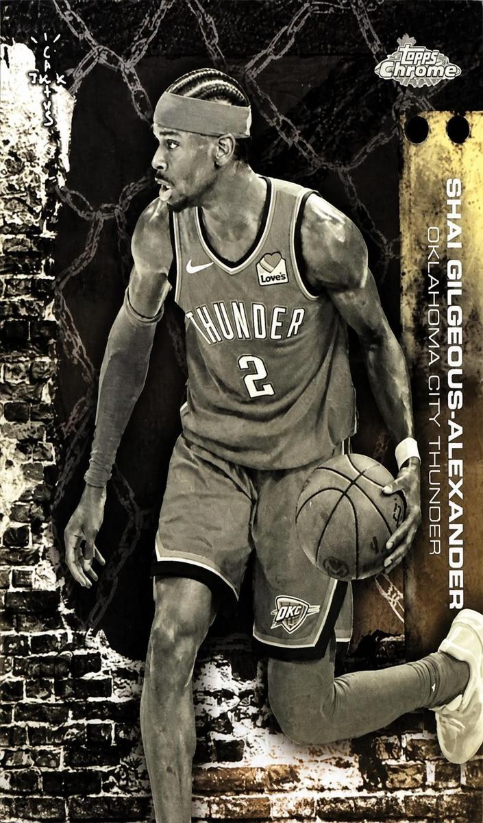 Shai Gilgeous-Alexander 2025-26 Chrome Cactus Jack Basketball card