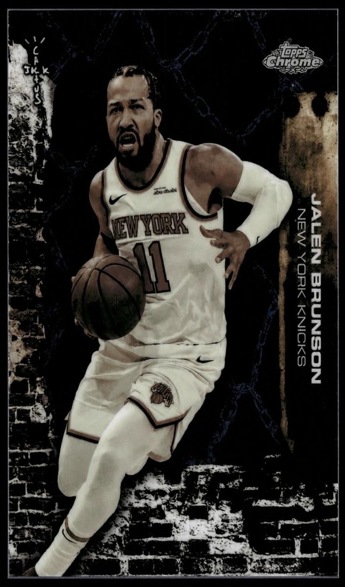 Jalen Brunson 2025-26 Chrome Cactus Jack Basketball card