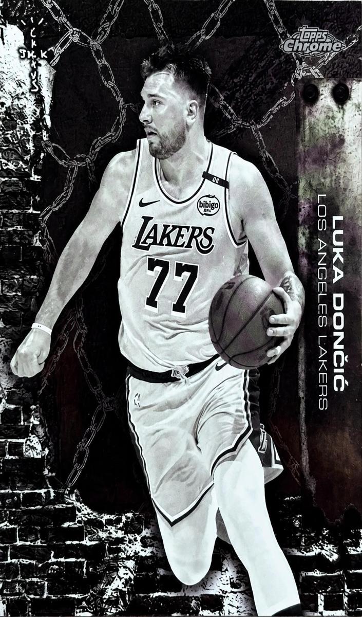 Luka Doncic 2025-26 Chrome Cactus Jack Basketball card