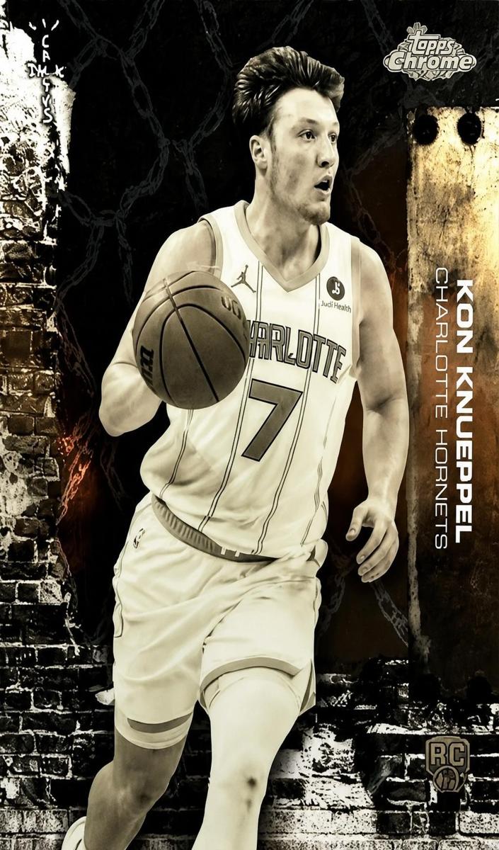Kon Knueppel 2025-26 Chrome Cactus Jack Basketball card