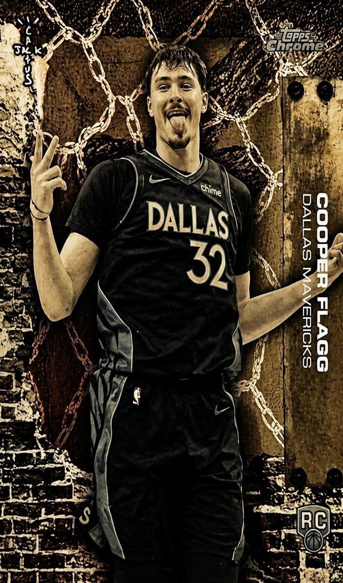 Cooper Flagg 2025-26 Chrome Cactus Jack Basketball card