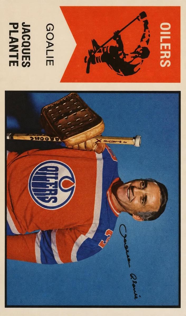 1974 O-Pee-Chee WHA Jacques Plante #64 card