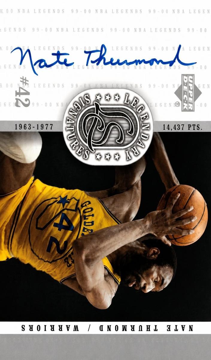 1999 Upper Deck Legends Nate Thurmond #NT card