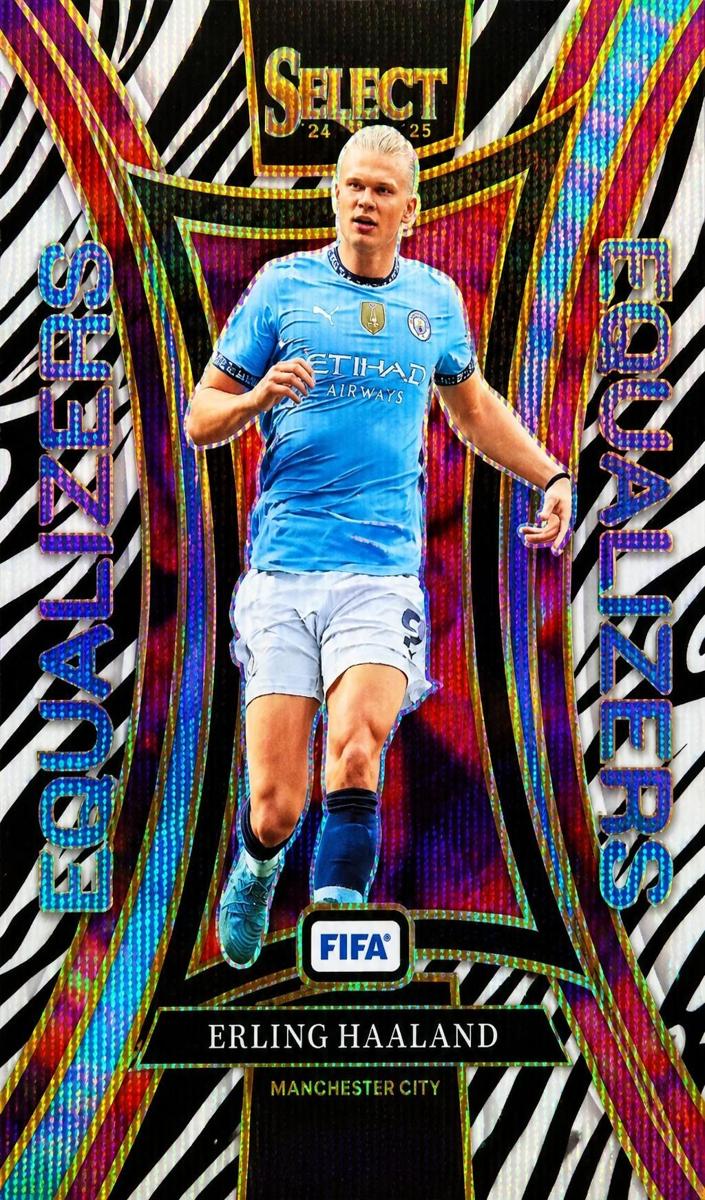 2024 Panini Select FIFA Erling Haaland [Zebra] #23 card