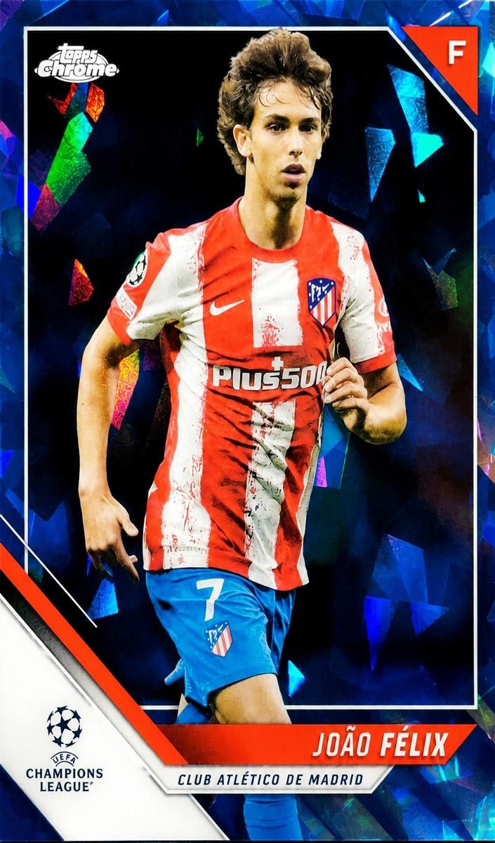2021 Topps Chrome Sapphire UEFA Champions League Joao Felix #94 card