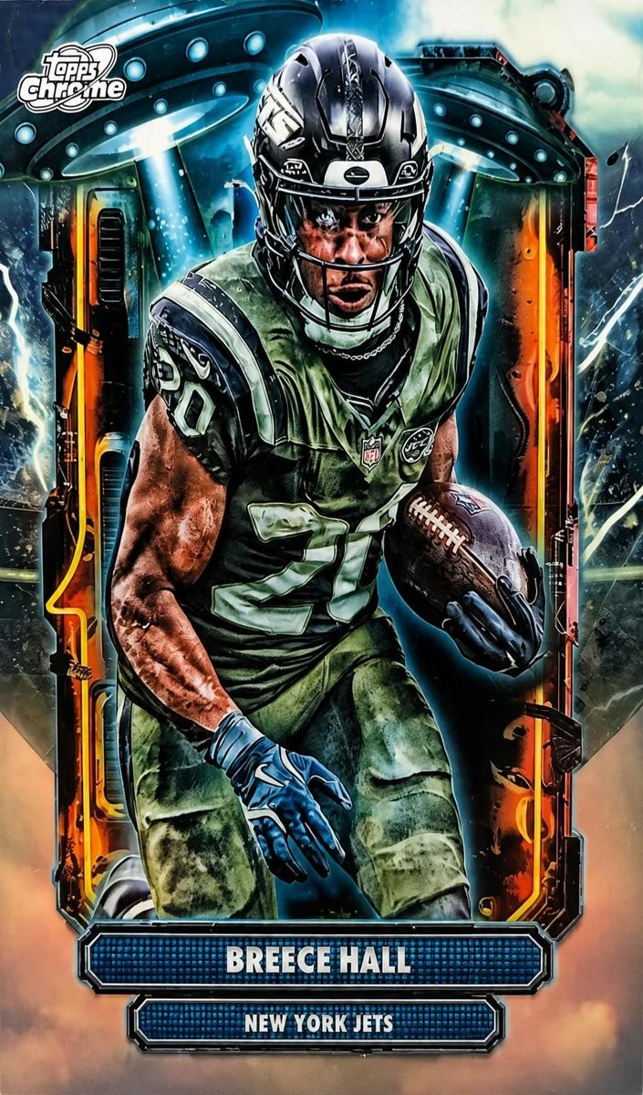 Breece Hall 2025 Topps Cosmic Chrome Extraterrestrial Talent Football