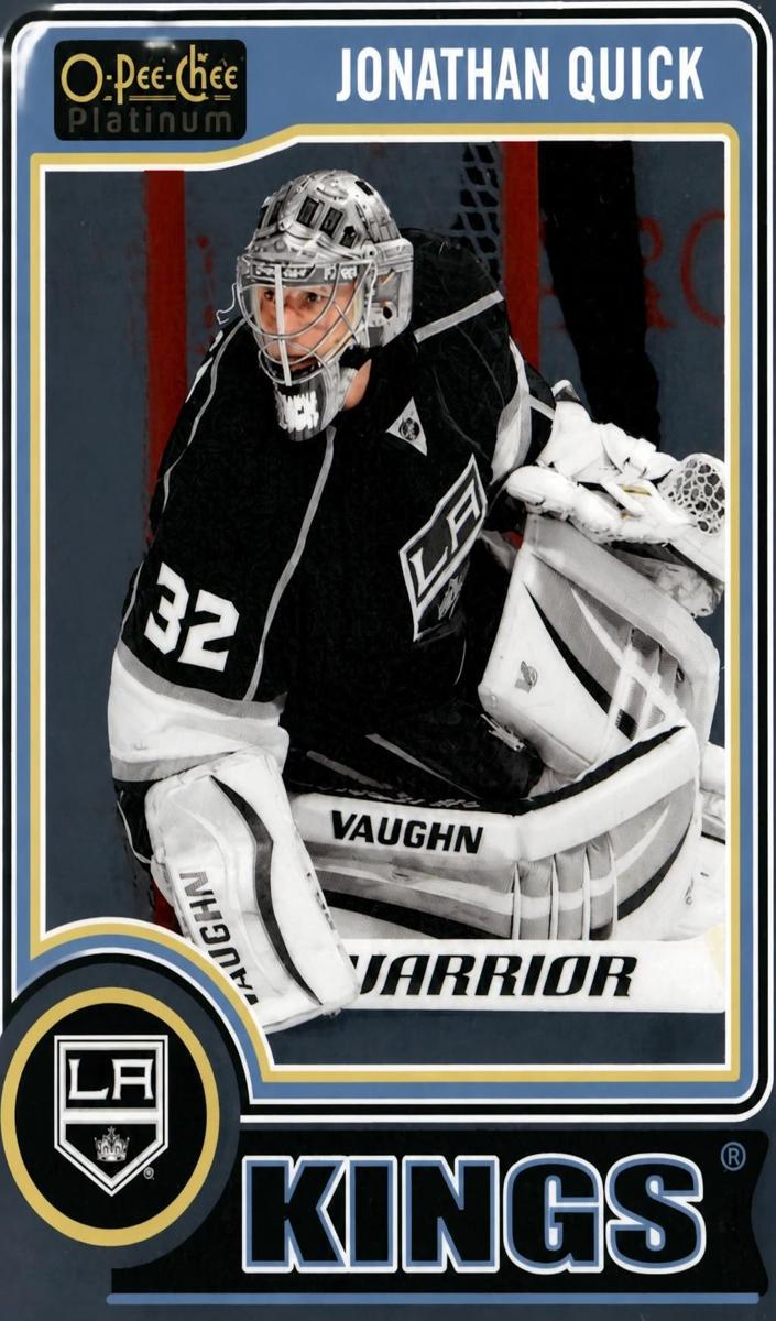 2014 O-Pee-Chee Platinum Jonathan Quick #130 card
