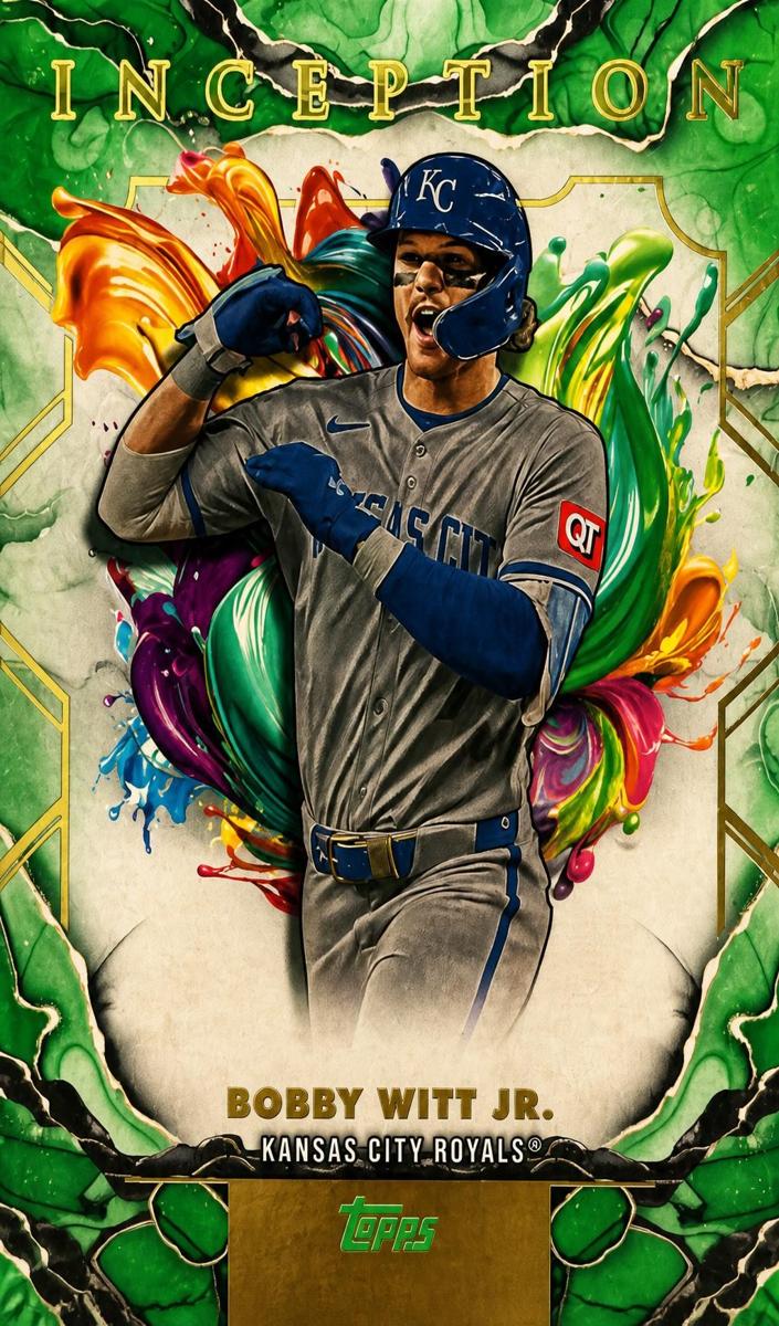 2025 Topps Inception Bobby Witt Jr. [Green] #50 card