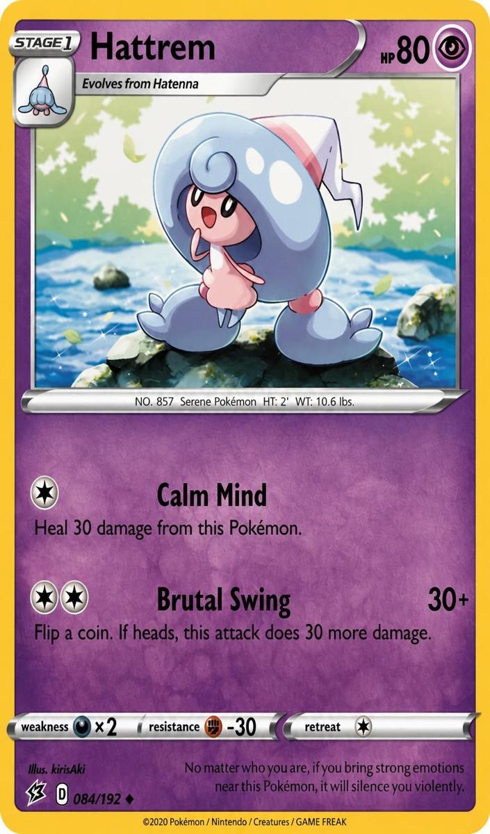 Hattrem 2020 Pokemon Sword & Shield Rebel Clash