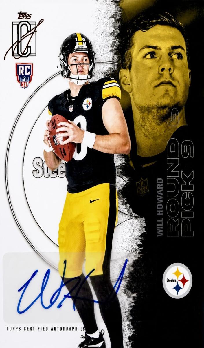 Will Howard 2025 Signature Class card