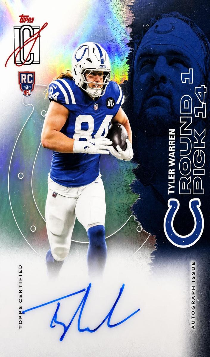 Tyler Warren 2025 Signature Class card
