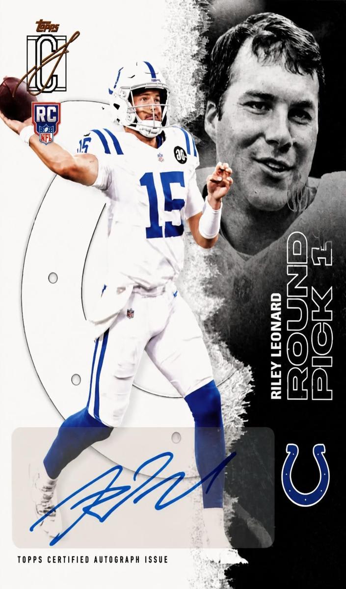 Riley Leonard 2025 Signature Class card