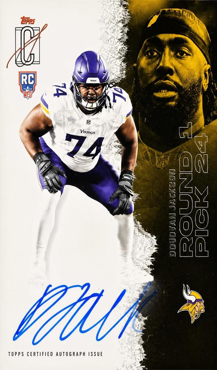 Donovan Jackson 2025 Topps Signature Class Rookie Class Autographs Football