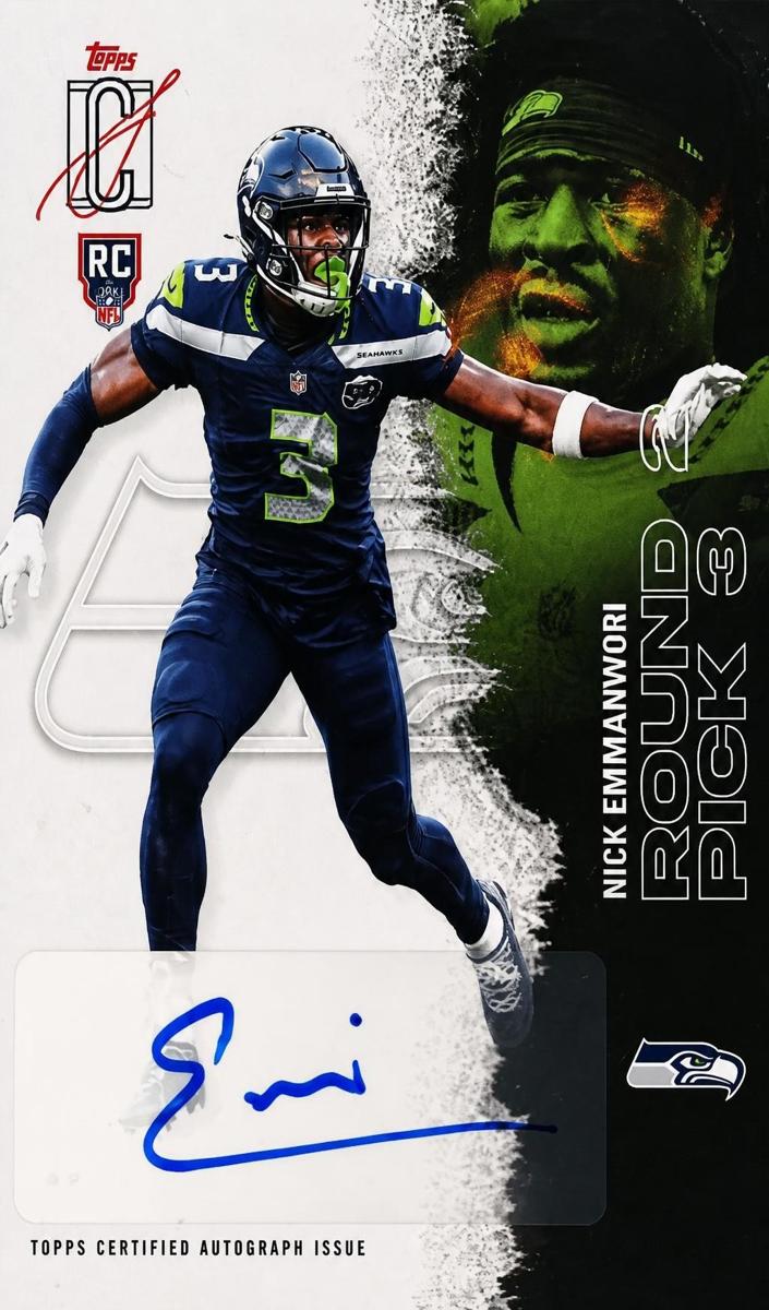 Nick Emmanwori 2025 Signature Class card