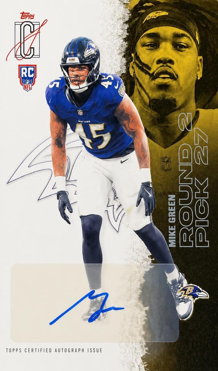 Mike Green 2025 Topps Signature Class Rookie Class Autographs Football