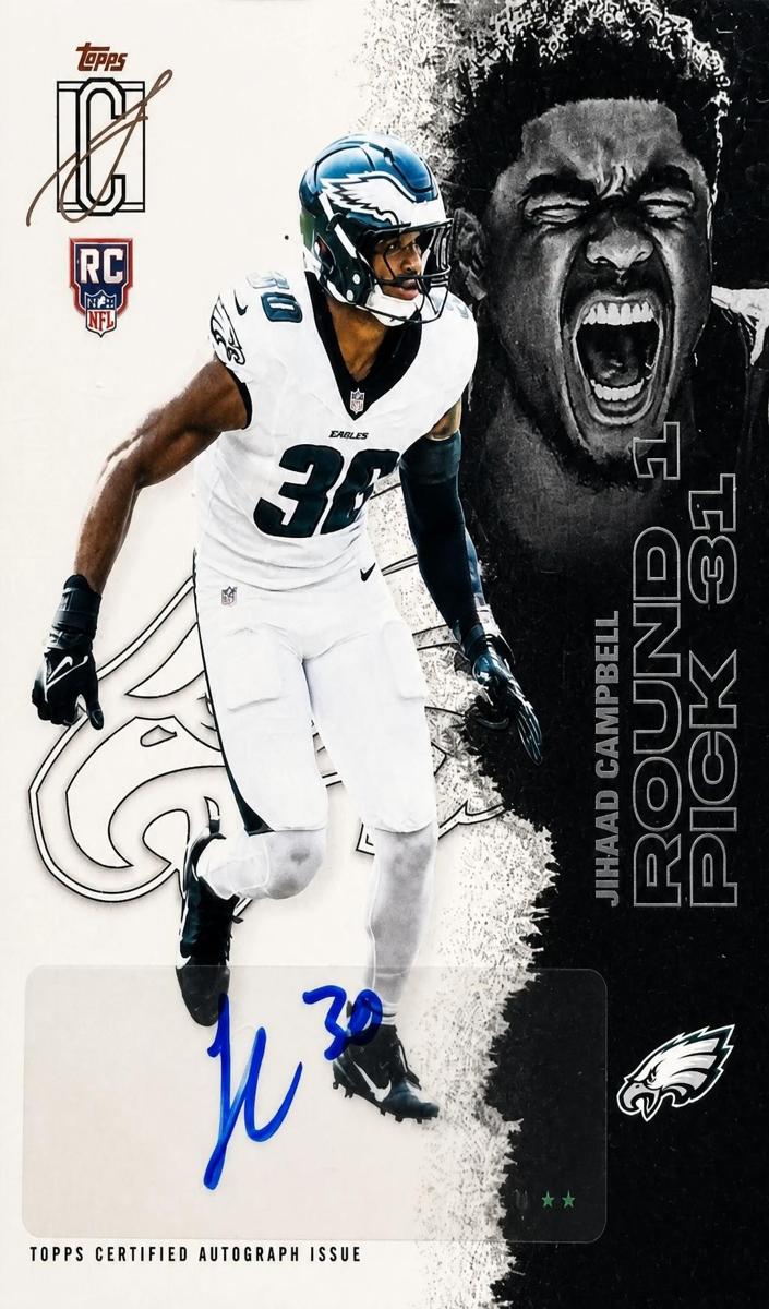 Jihaad Campbell 2025 Signature Class card