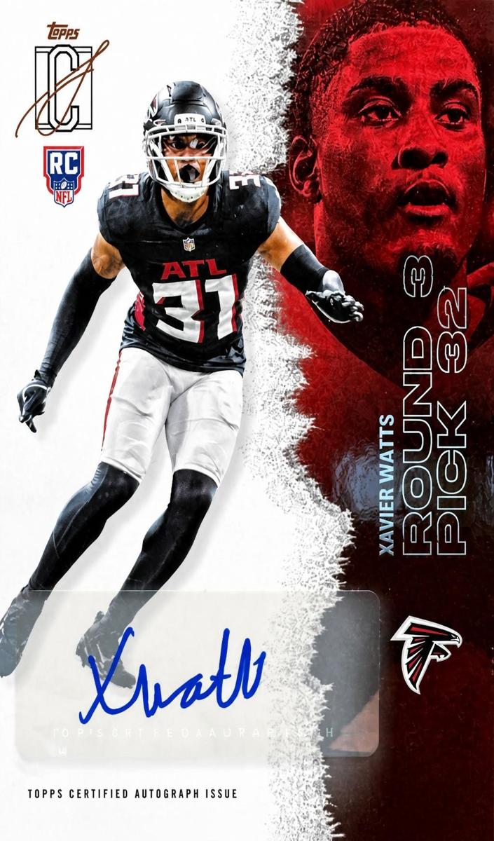 Xavier Watts 2025 Topps Signature Class Rookie Class Autographs Football