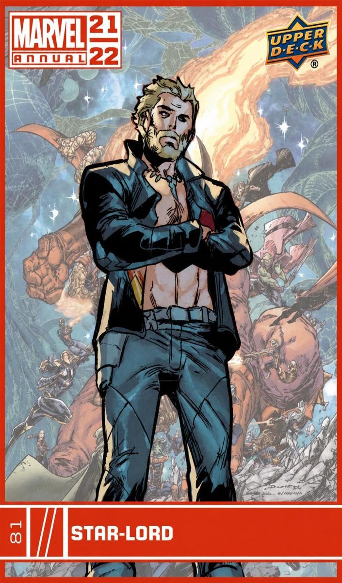 2021 Upper Deck Marvel Annual Star-Lord #81 card