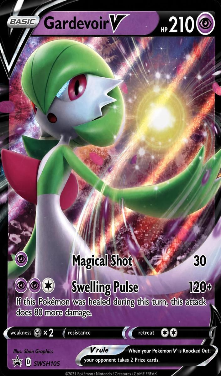 Gardevoir V 2021 Pokemon SWSH Black Star Promo
