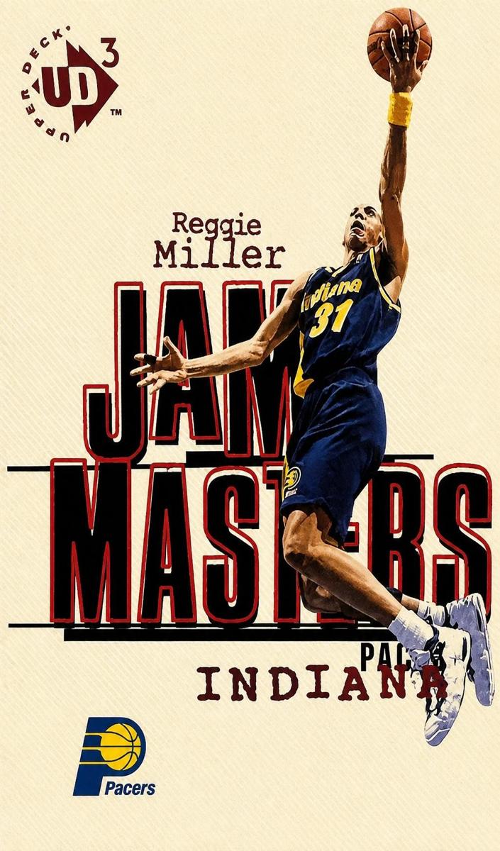 1997 UD3 Reggie Miller #20 card