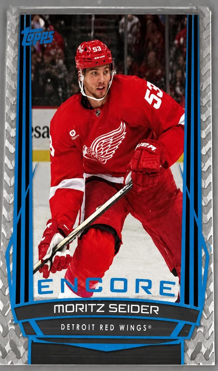 2025 Upper Deck Moritz Seider [Red] #E-96 card