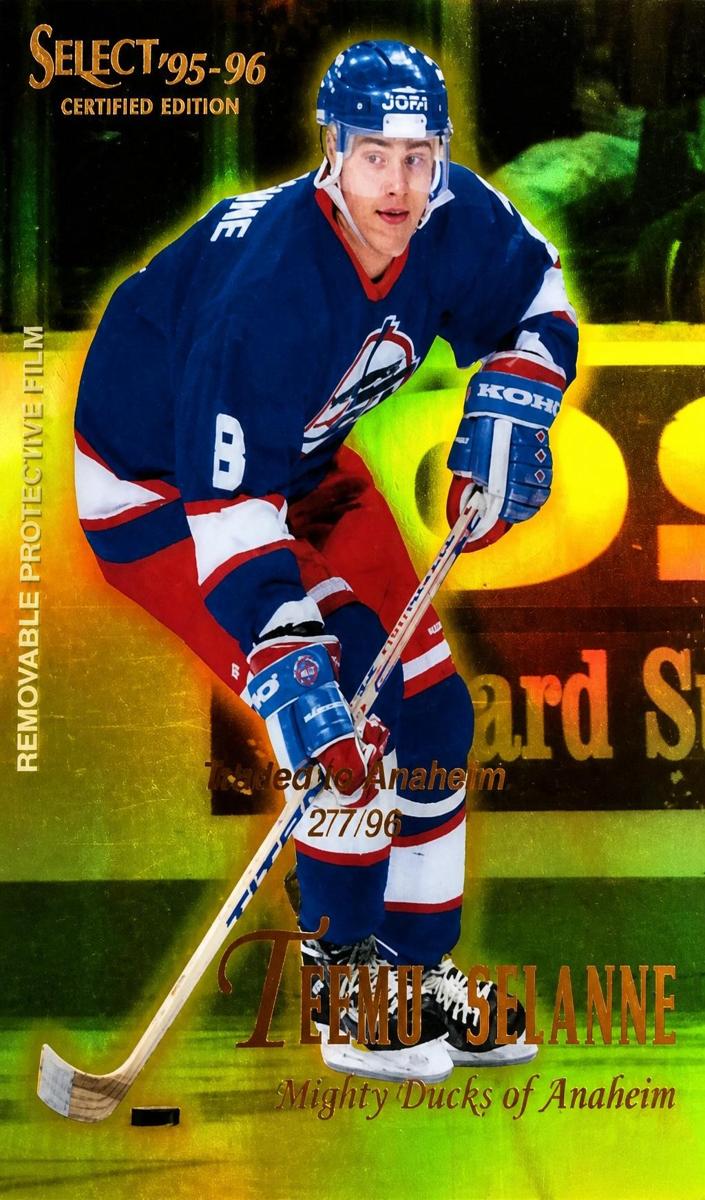 1995 Teemu Selanne [Mirror Gold] #76