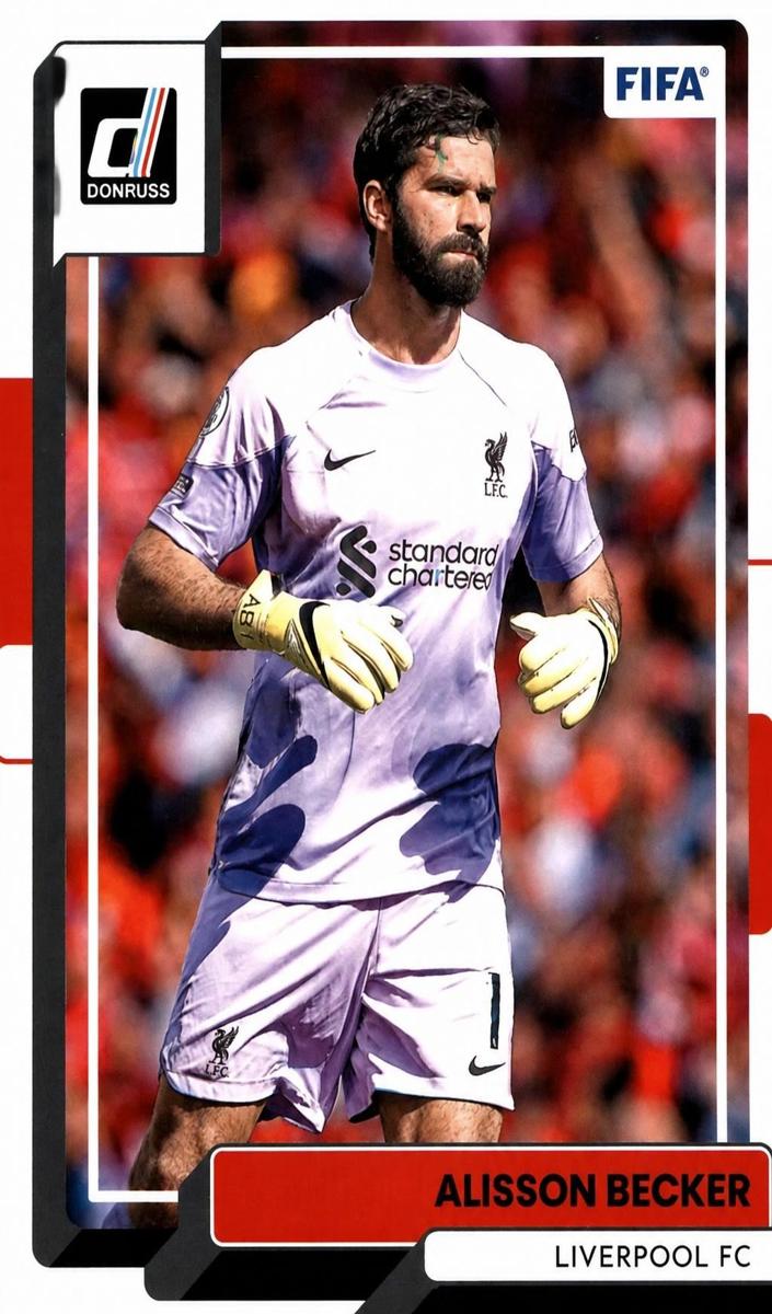 2022 Panini Donruss Alisson Becker #74 card