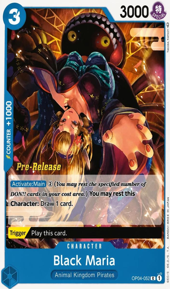 2023 Black Maria [Pre-Release] #OP04-052