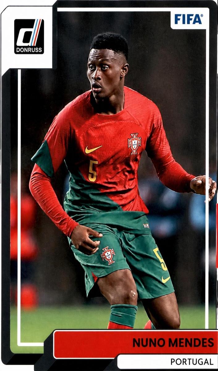 2022 Panini Donruss Nuno Mendes #97 card