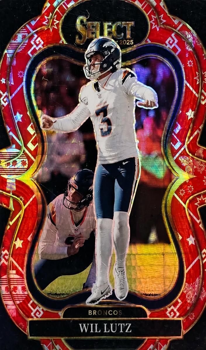 Wil Lutz 2025 Select Football card