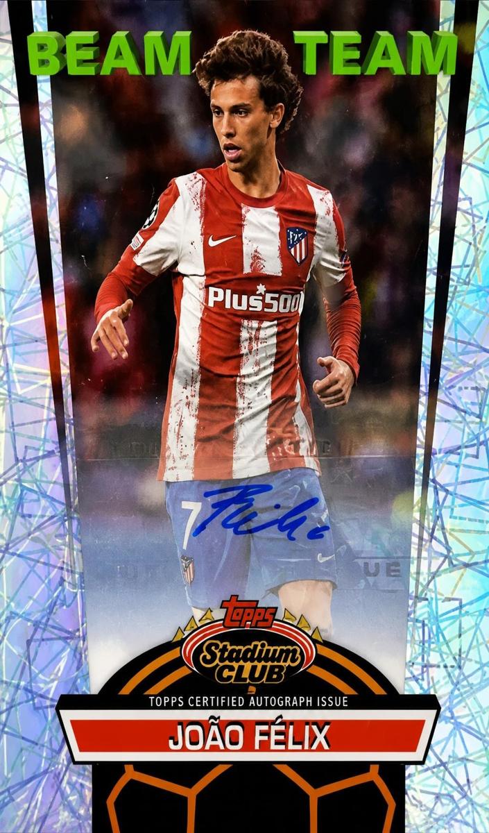 2021 Topps Stadium Club Chrome UEFA Champions League Joao Felix #BT-JF card