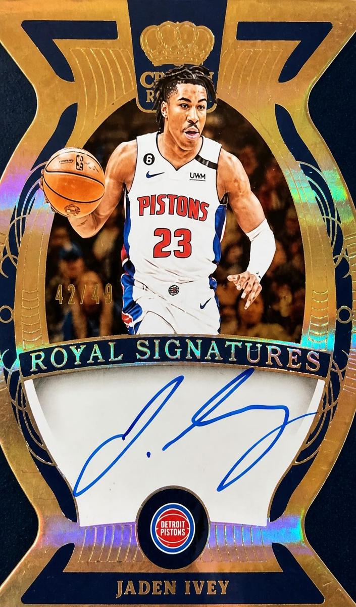 2023 Panini Crown Royale Jaden Ivey #RS-IVE card