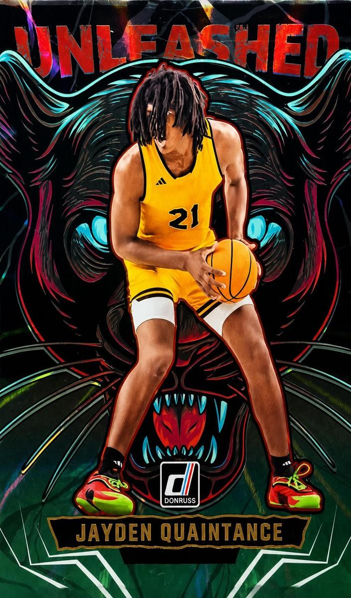 2025 Panini Donruss Unleashed Jayden Quaintance #5 card