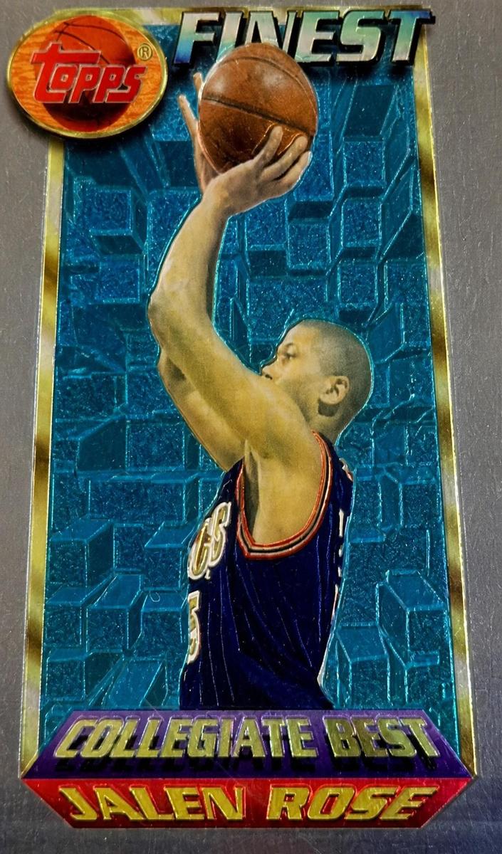 1994 Topps Finest Jalen Rose #258 card