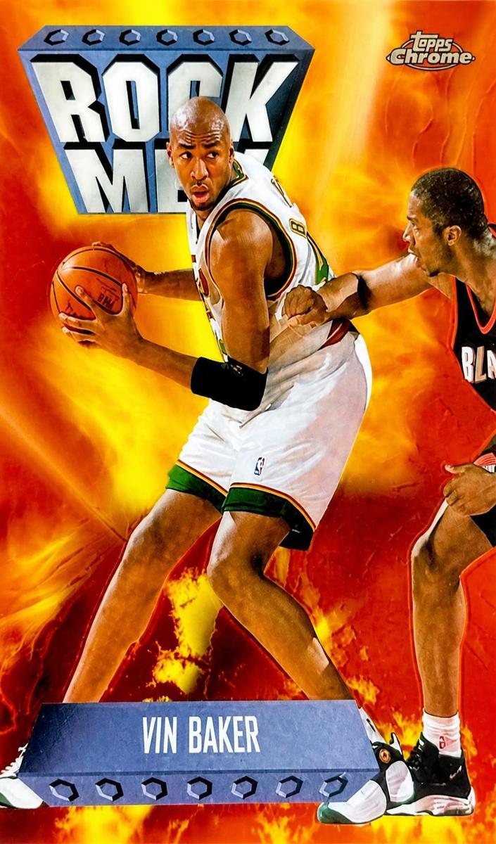 1998 Topps Chrome Vin Baker #SB20 card