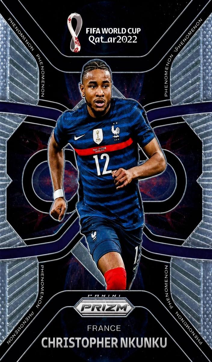 2022 Panini Prizm FIFA World Cup Qatar Christopher Nkunku #6 card