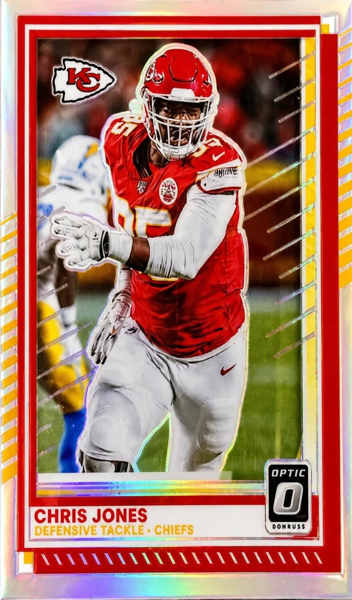 Chris Jones 2025 Donruss Optic Football card
