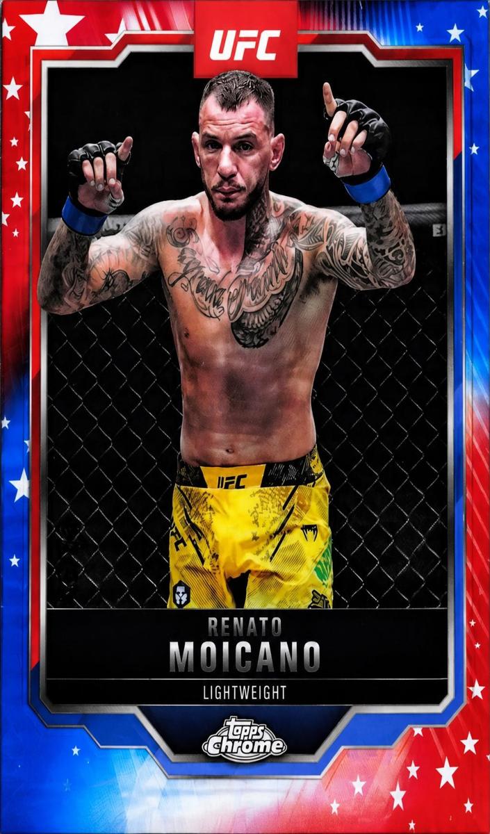 2025 Renato Moicano [Red & Blue Refractor] #174