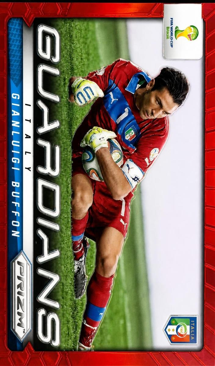 2014 Panini Prizm World Cup Gianluigi Buffon [Red] #15 card