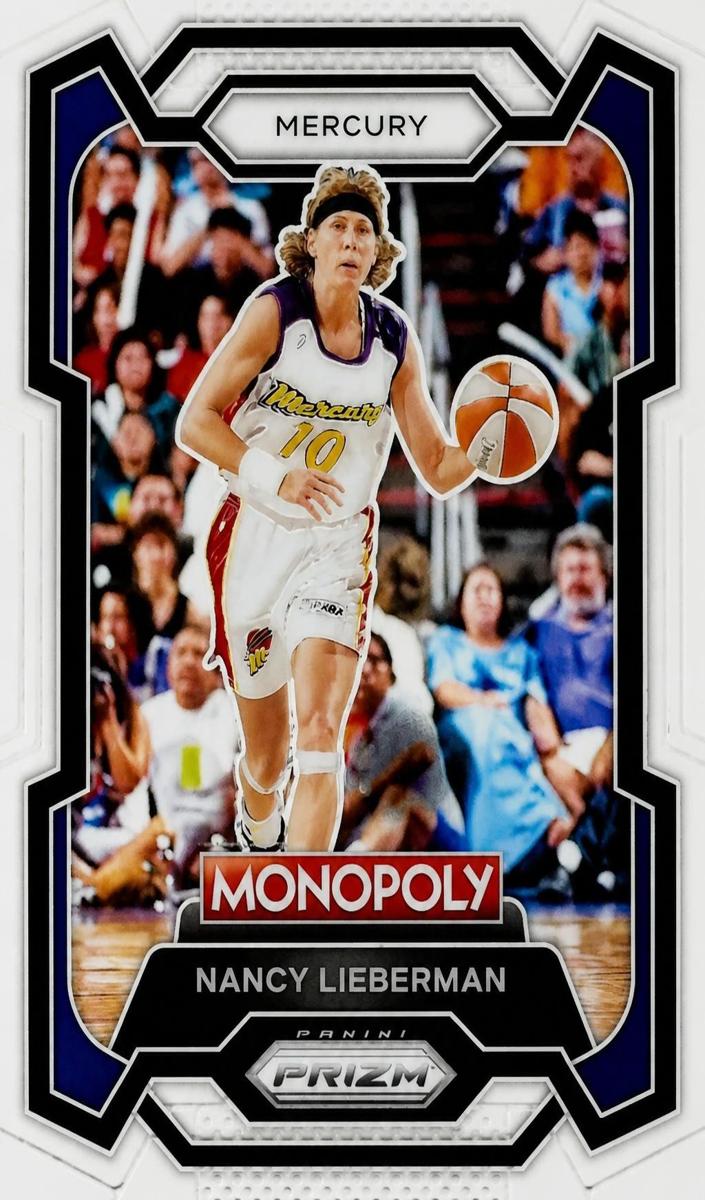 Nancy Lieberman 2024 Prizm Monopoly WNBA card