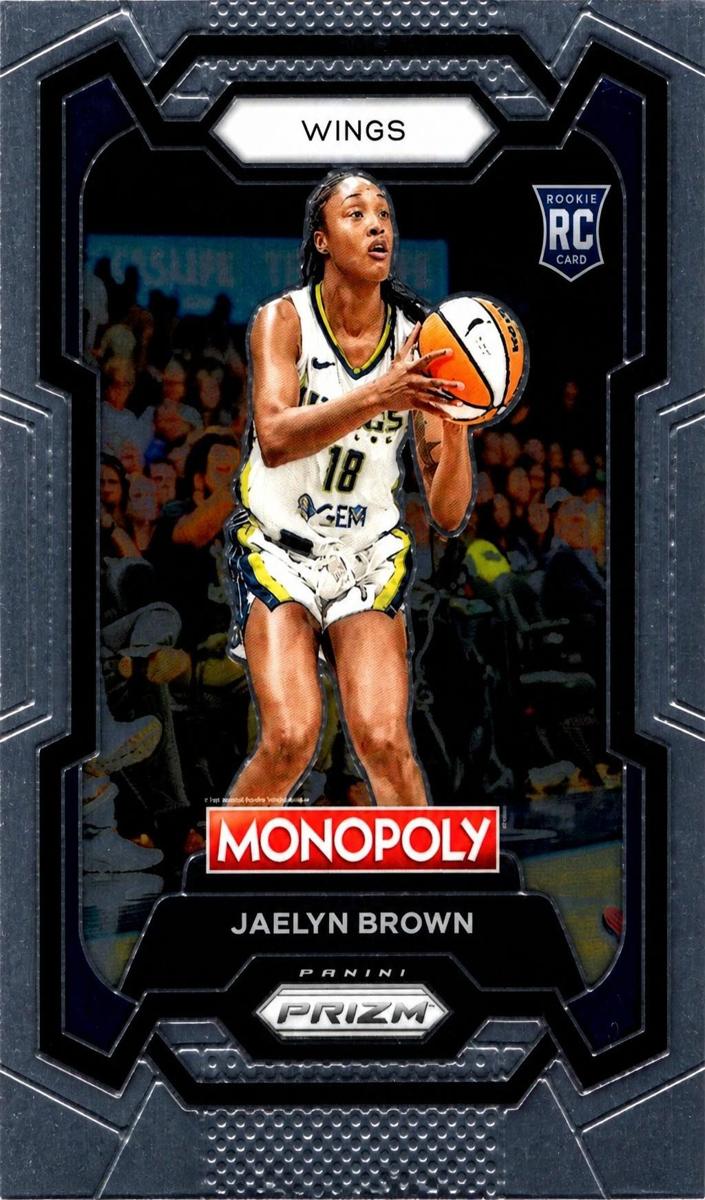 Jaelyn Brown 2024 Prizm Monopoly WNBA card