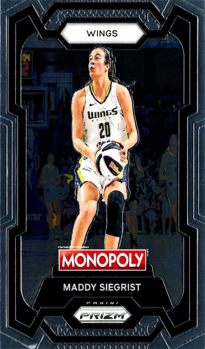 Maddy Siegrist 2024 Prizm Monopoly WNBA card