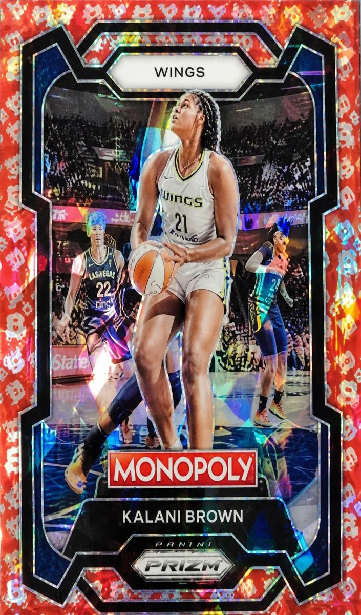 Kalani Brown 2024 Prizm Monopoly WNBA card
