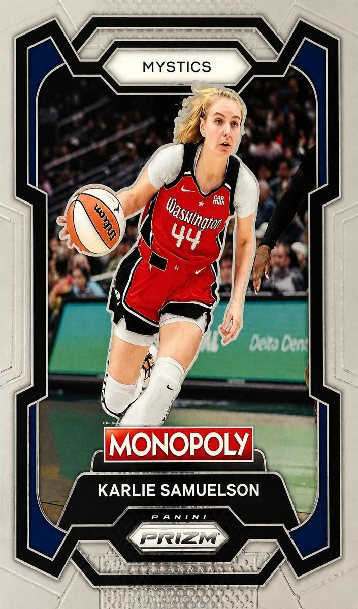 Karlie Samuelson 2024 Prizm Monopoly WNBA card